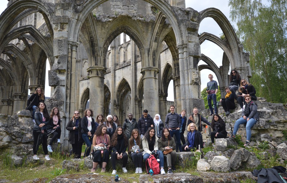 Notre Dame, Cistercian monastery in Ourscamp, Oise, Hauts-de-France